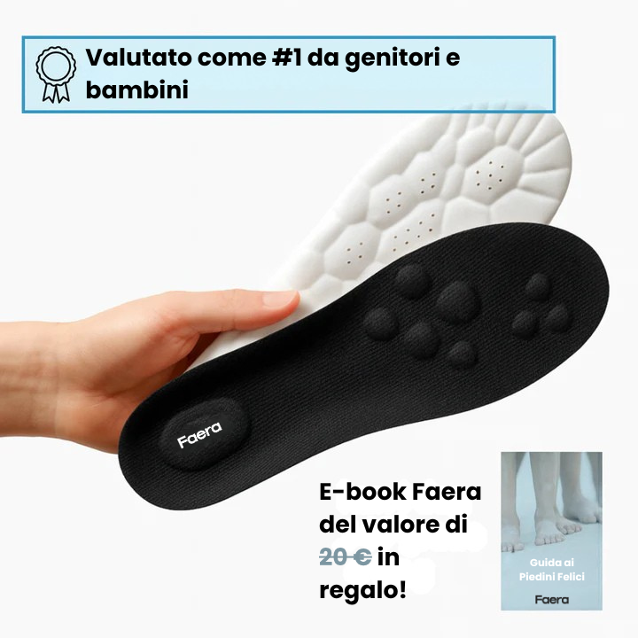 Faera™ – Plantare Ortopedico per Bambini e Adolescenti
