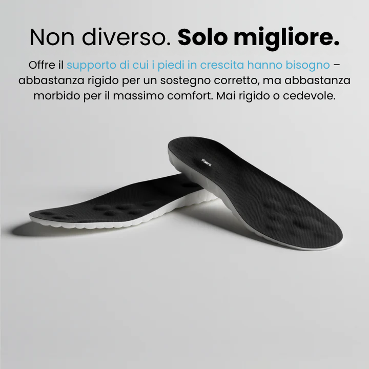 Faera™ – Plantare Ortopedico per Bambini e Adolescenti